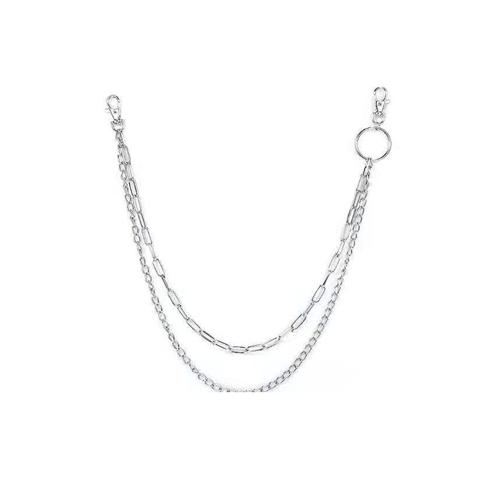 Хип-хоп панк украшения джинсы украшения брюки украшение цепочка для брюк цепочка на талию цепочка брелок