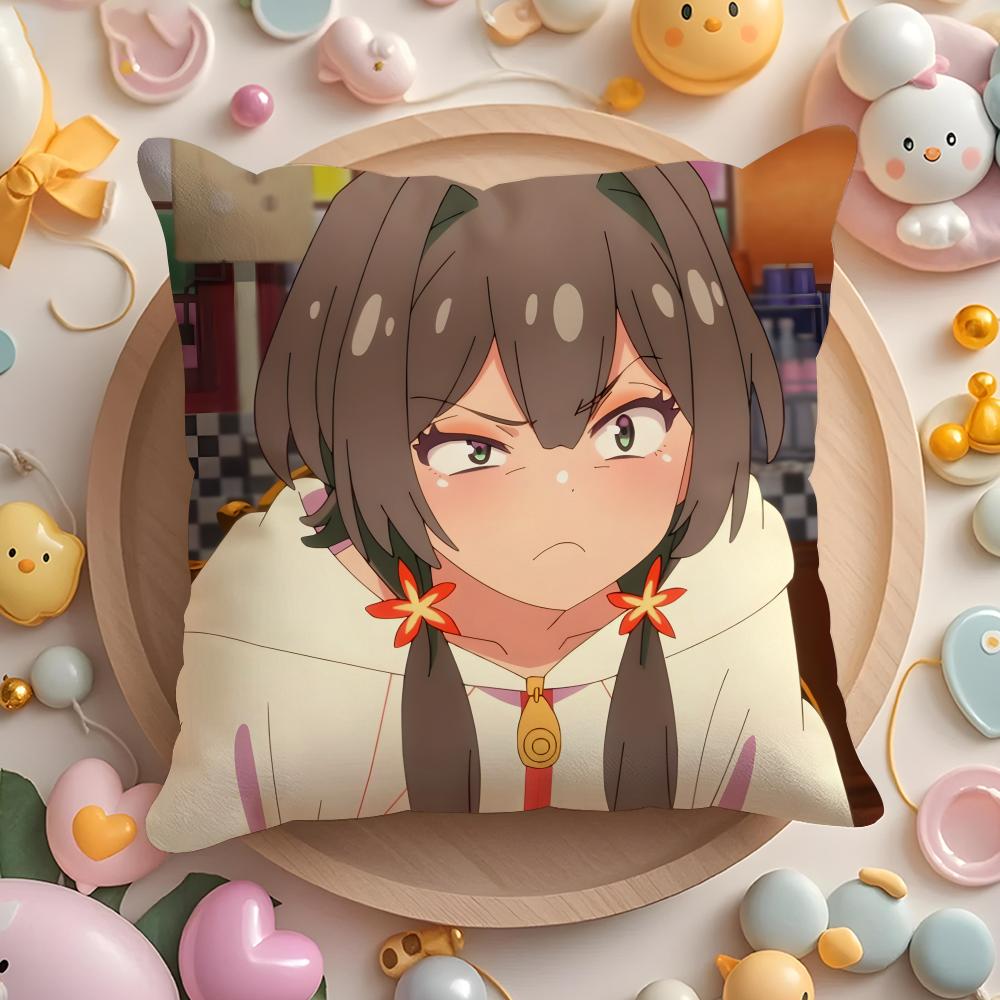M-Mayonaka animeНаволочка для подушки Punch Подушка для дома и автомобиля Многоцелевая наволочка - Двусторонняя, Мягкая и прочная для повседневного использования