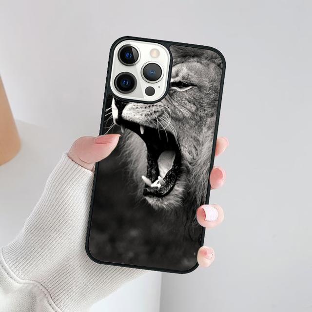 Чехол для телефона 'Рычащий Король Лев' Для Для iPhone 17 Air 16 15 11 12 13 14 Pro Max Plus coque
