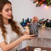 Хрустальные гирлянды Рождественский венок Элегантная реалистичная бусинная гирлянда Для рождественской елки Для уличной люстры Камин Порог