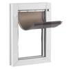 Pet Door, Medium, with Double Magnetic Flaps and Metal Frame, Strong and Weatherproof Dog Door for Interior and Exterior Doors, Easy to Install, Easy