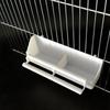 Plastic Parrot Supplies Cage Cup Feeder Feeding Bowl Food Dish Bird Feed Trough Bird Feeder