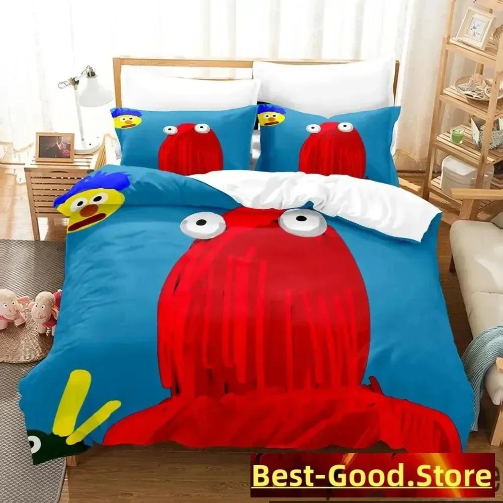 3D Print Dont Hug Me Im Scared Bedding Set Boys Girls Twin Queen King Size Duvet Cover Pillowcase Bed Boys Adult