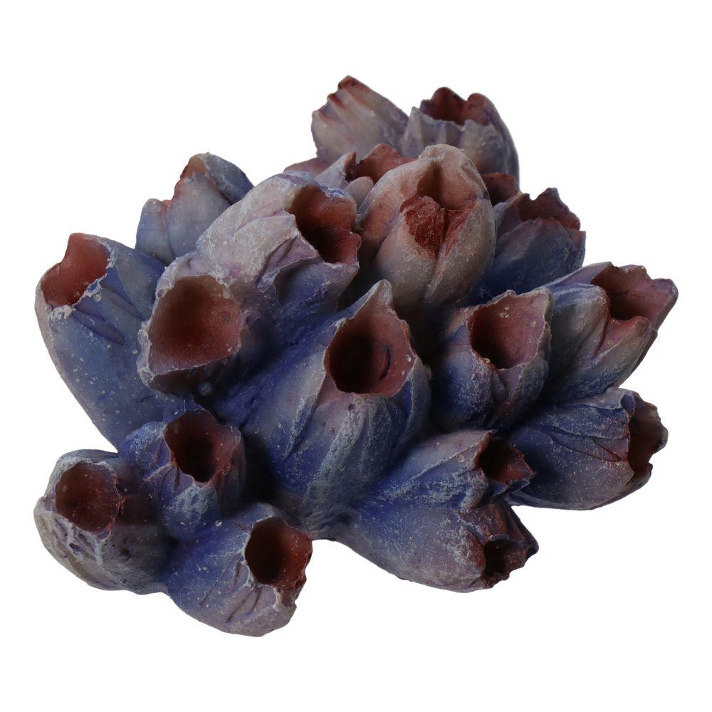 1 шт. Фиолетовый смоляной коралловый полирезиновый аквариумный декор, имитация коралловых украшений для аквариума