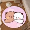 Bobo Dudu Dreams Moon Night Round Rug for Livingroom,Bedroom, Palyroom, Chair Rug, Area rug, Circle Carpet, Large Size Fan Christmas gift