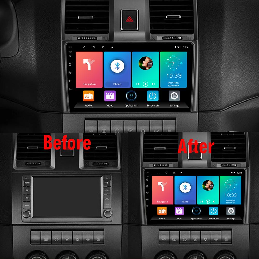 Автомобильная стереосистема 2 Din для УАЗ Патриот 2012-2016, GPS, Wi-Fi, Android, радио, мультимедийный плеер, навигация, 1 + 16 ГБ
