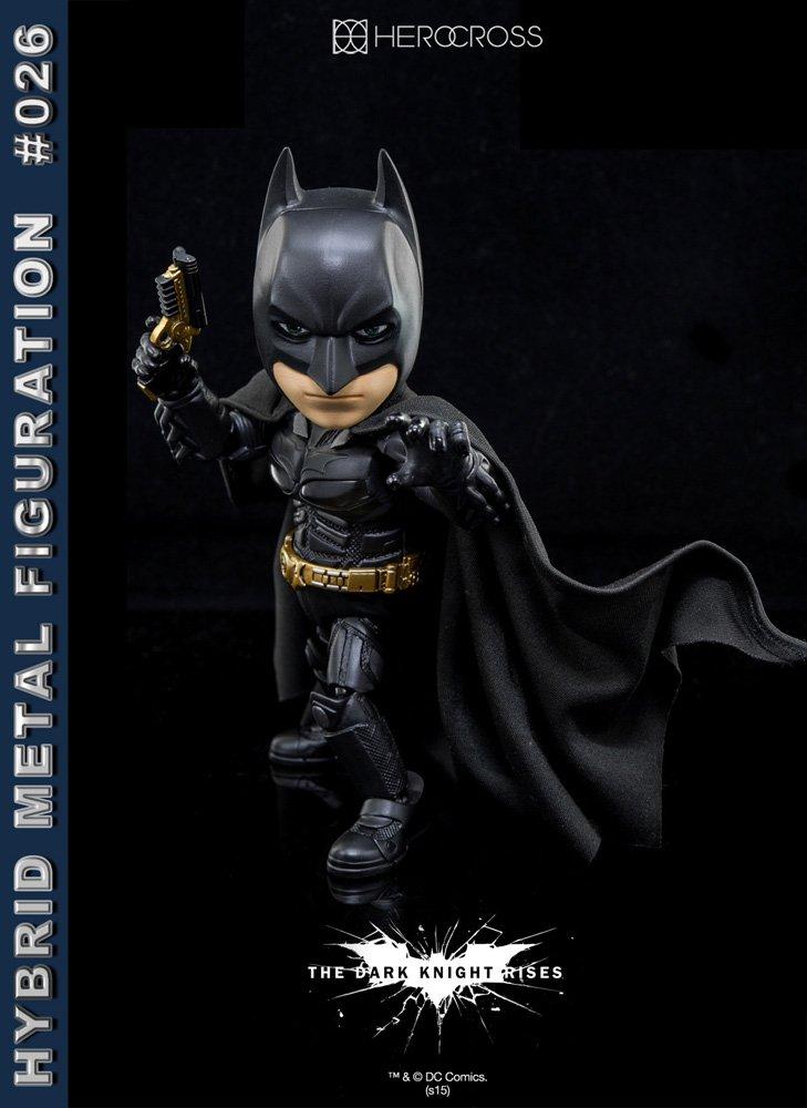 Металлическая фигурка Темного рыцаря Бэтмена высотой 14 см, окрашенная в сплав, подвижная [гибридная фигурка] #026 "The Rises" прибл.