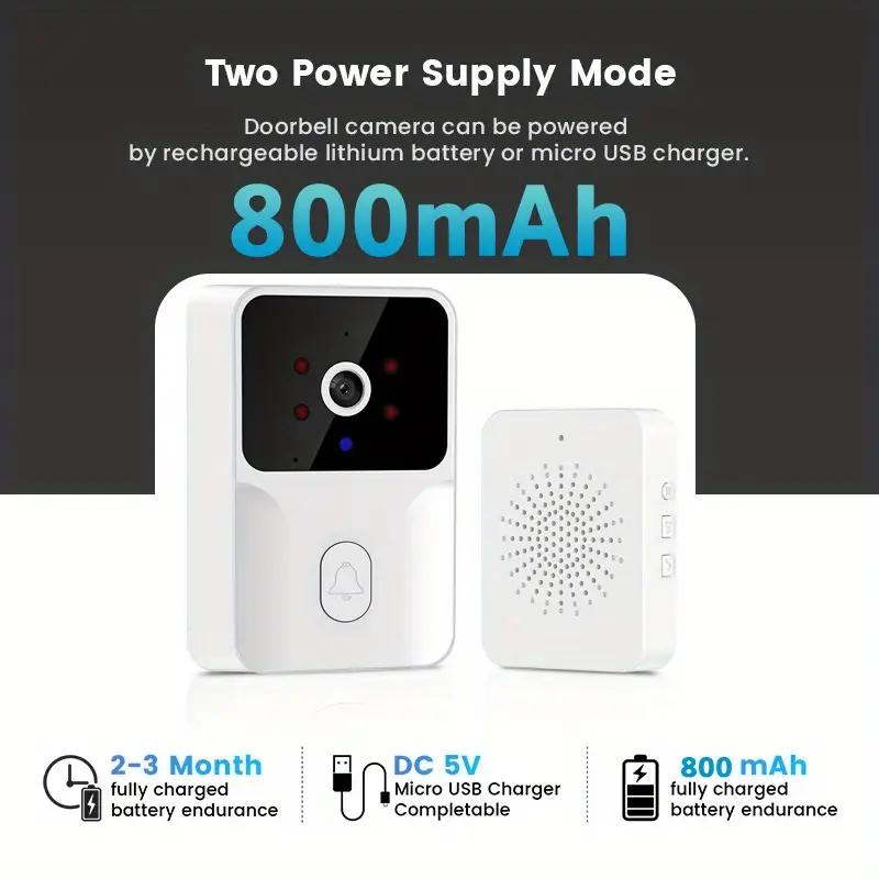HD Wireless WiFi Visible Doorbell Camera Waterproof Video Door Bell Smart Outdoor Security Doorbell With Camera Vision Tools