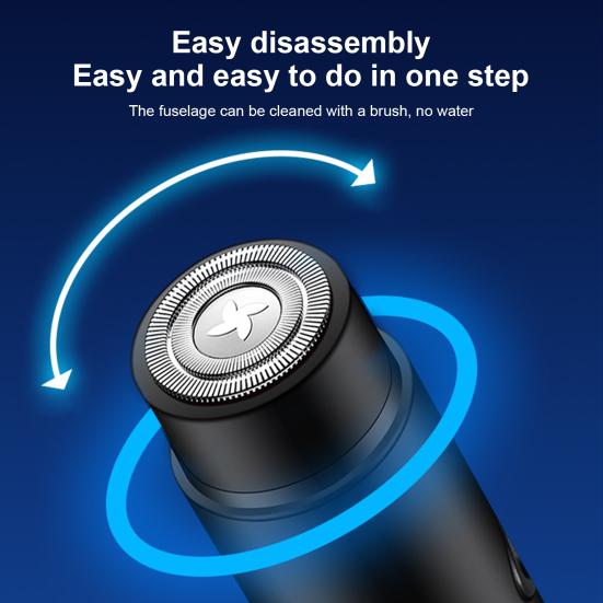 Малошумная малошумная мини-электробритва ABS портативная машинка