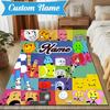 Custom Name Colorful Dream Island Rug for Living Room, Game Rooms, Office, Bedroom, Floor Mat Playful Design, fan gifts Christmas decor
