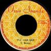 7-дюймовая пластинка U BROWN Тай-дай НЕТ Ossie Sounds 1977 Ямайка Регги Ска Даб Б/у