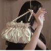 Vintage Cloud  Hand Bag Purse Women  Aesthetic Floral Pearl Handbag Female Harajuku Sweet Elegant Handle Bag