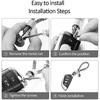 Crystal Car Key Chains for Ladies Women Key Fob, Key Chain Ring Strap