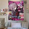 Гобелен Soul Eater Хиппи Цветы Аниме графика хиппи цветы подходит для стен общежития хиппи-вдохновленные пространства
