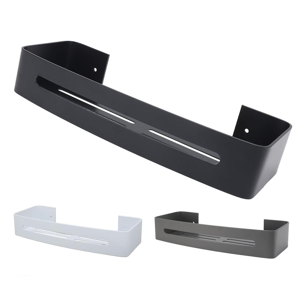 Настенное крепление Полка для ванной комнаты Душевая ванна Однослойная алюминиевая плавающая настенная полка для ванной комнаты