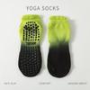 Silicone Yoga Socks Gradient Color Pilates Sock Fashion Floor Socks