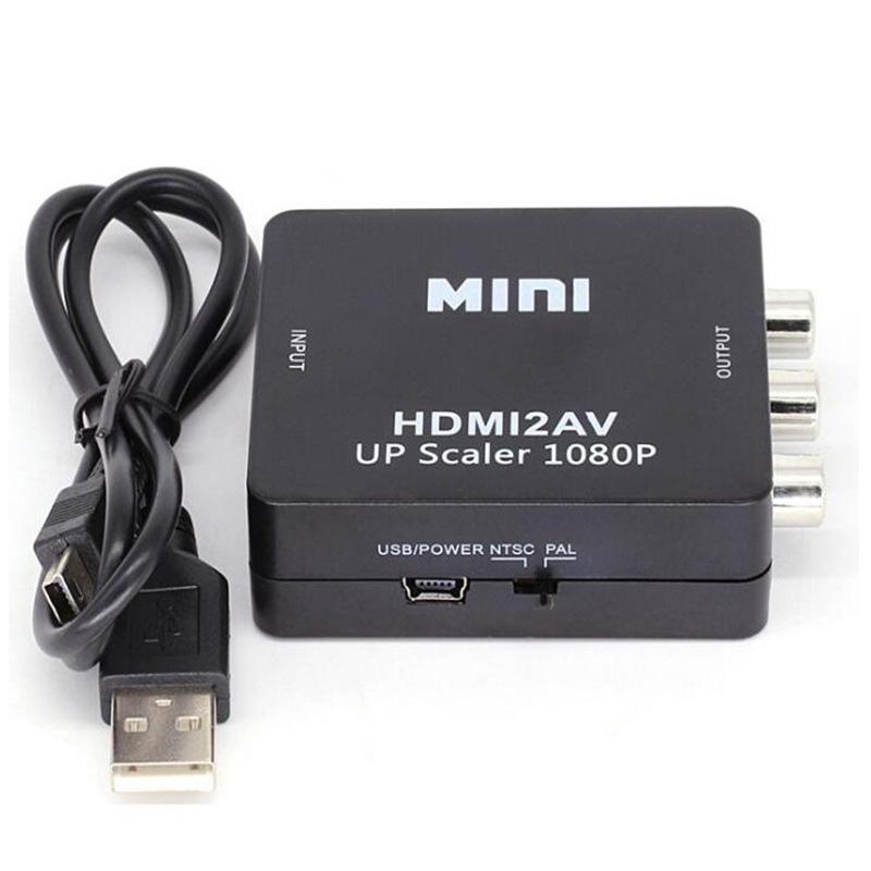 Конвертер HDMI в AV HDMI2AV с HDMI в RCA и коммутатором HDMI 1080P