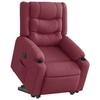 VidaXL Electric Recliner Bordeaux Red Fabric 3310275