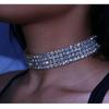 Simple Inlaid Zircon Multi-layer Beam Neck Necklace For Women
