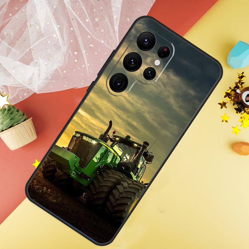 Фермерский Трактор Чехол Для Samsung Galaxy S22 S23 S24 Ultra S8 S9 S10 Plus Note 10 20 Ultra S20 S21 FE Обложка
