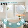 Static Glass Sticker Frosted Flower Floral Plants Decorative Window Cling Privacy Film Waterproof UV Sun Blocking Cover for Home Office Kitchen