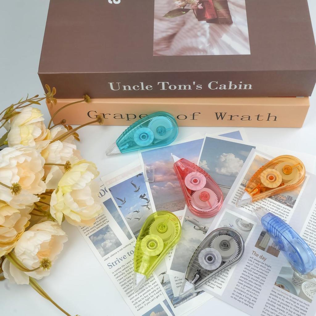 White Correction Tape, 12 Pack, 13.13 Feet Correction Tape for School And Office, Easy To Use Applicator for tant Corrections