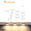 Ultra-Thin 5W LED Ceiling Panel Lights Dimmable Touch Sensor Cabinet Light For Closet, Display Shelf, Cabinet