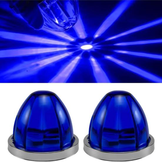 1/2 шт. Светодиодные лампы-колеса-арбузы с боковой подсветкой, улучшенная видимость, безопасность, габаритные огни для полуприцепов