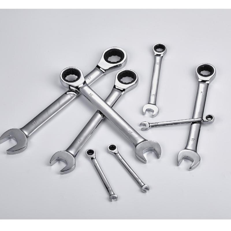 Набор ключей с трещоткой, 6 шт., торцевые торцевые метрические ключи с открытым концом и двойной головкой