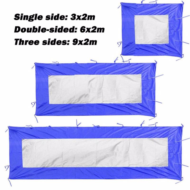 Навес из полиэстера, боковая стена, навес для машины, гараж, палатка, тент для вечеринок, брезентовый тент для боковой стены