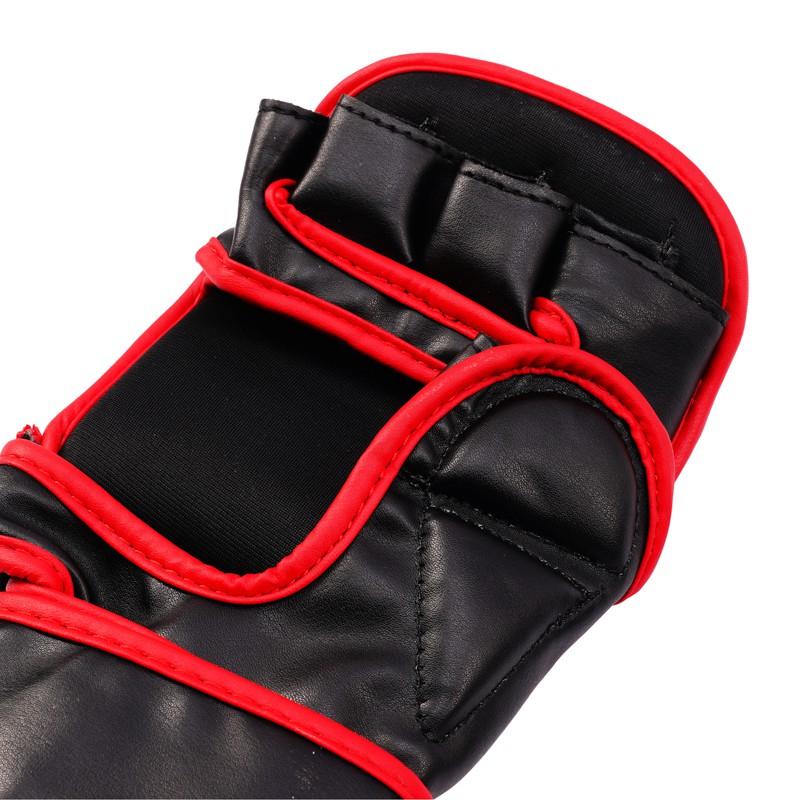 StormCloud Lynx MMA Sparring Gloves Black/Red 7oz XL
