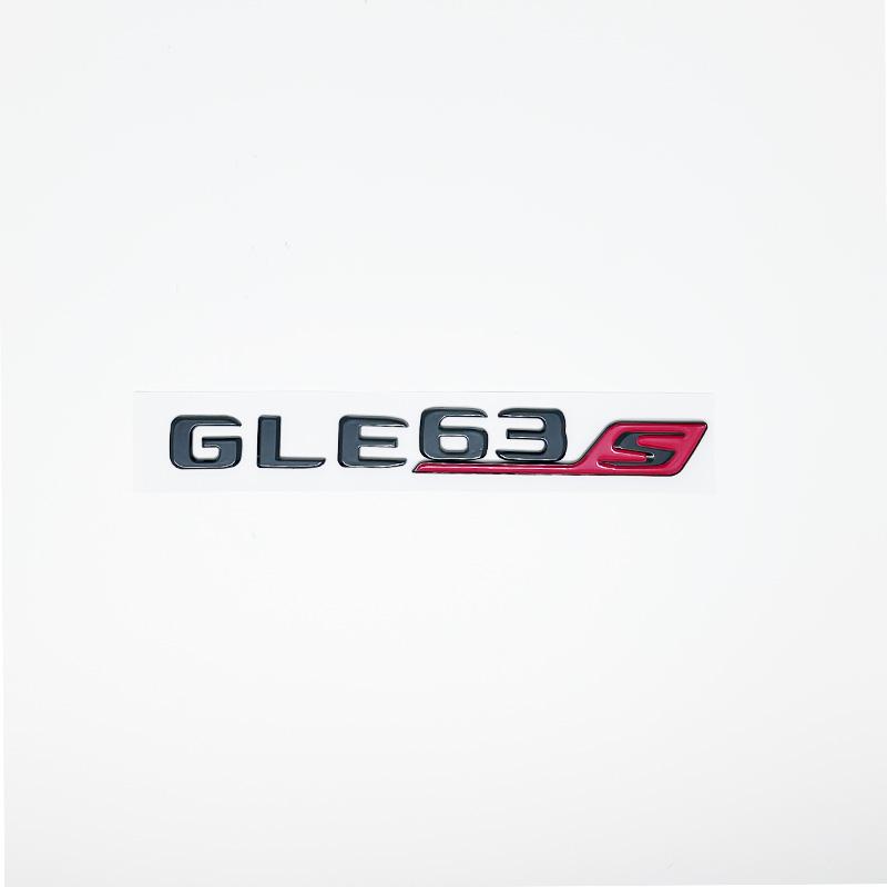 EANDL1 2017 Letters GLE43 GLE53 GLE63 GLE63S V8 Biturbo 4matic+ Emblem for Mercedes Benz AMG Car Side Trunk Rear W166 W167 Logo Sticke