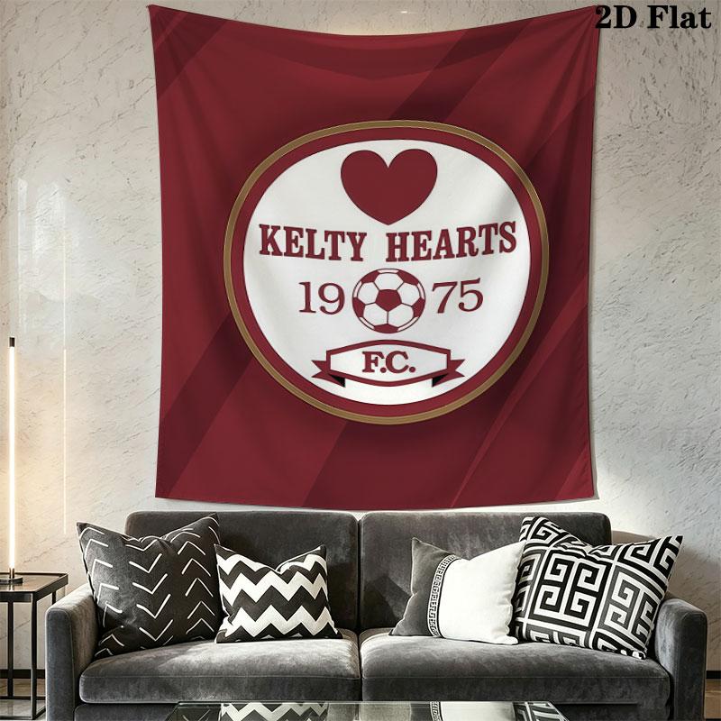 Hearts Heroes Wall Hanging Printed Fabric Blanket Decorative Tapestries for Bedroom Living Room Home Decor