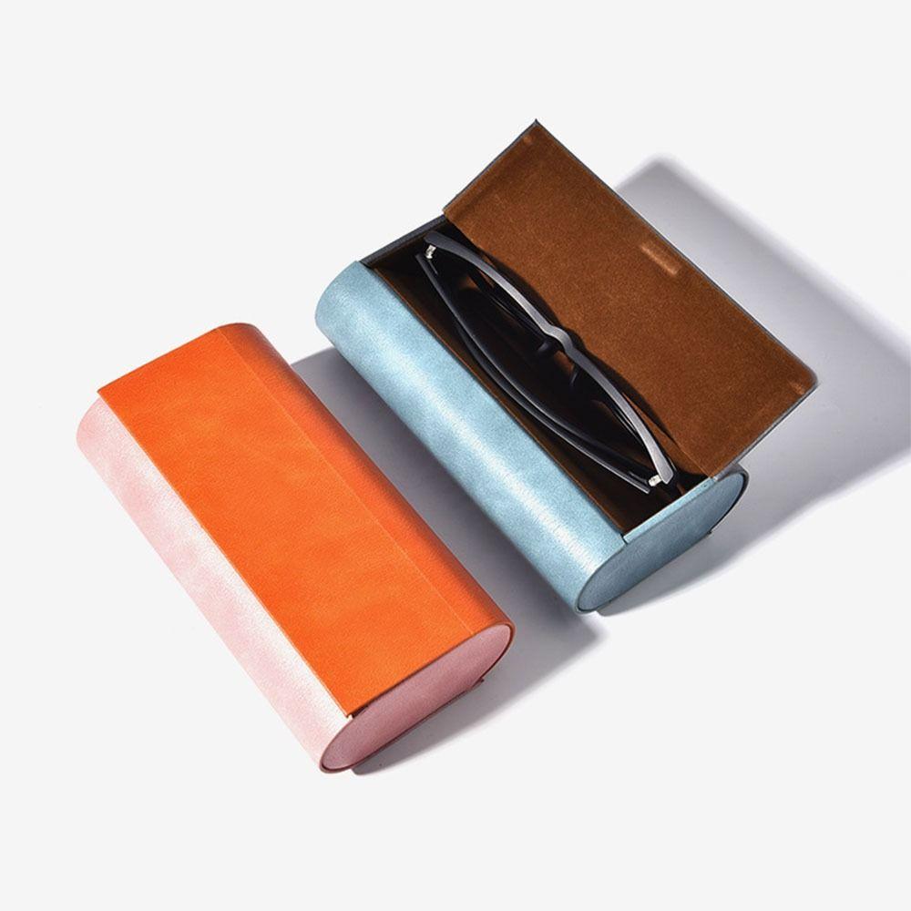 Scratch Resistant Double Layer Glasses Case PU Leather Sunglasses Storage Box  Hard Glasses Case