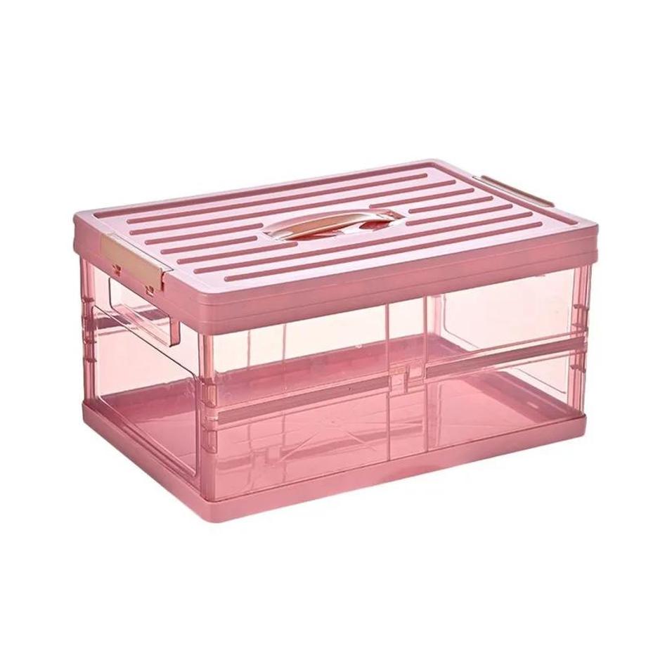1 Pcs Household Transparent Storage Box Car Luggage Box Storage Box Finishing Box Glove Box Storage Box For Groceries Storage