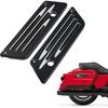 Amazicha Накладки на защелки седельных сумок Черные Совместимы с Harley Davidson Touring Street Glide, Electra Glide, Road Glide 1993-2013
