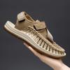 New Thai Woven Sandals Men's Large Size Hand-woven Casual Wading Beach Sandals Are In Stock
