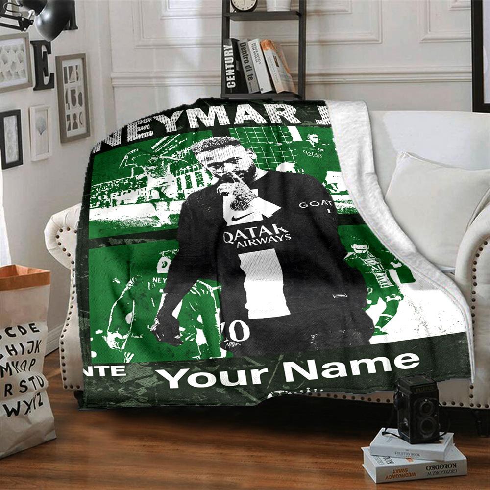 Neymar Energy Poster Blanket Warmthful Decor Perfect For Picnics Office Chair Livingroom For All Occasions Modern Style Gift For Travel Home Birthdays