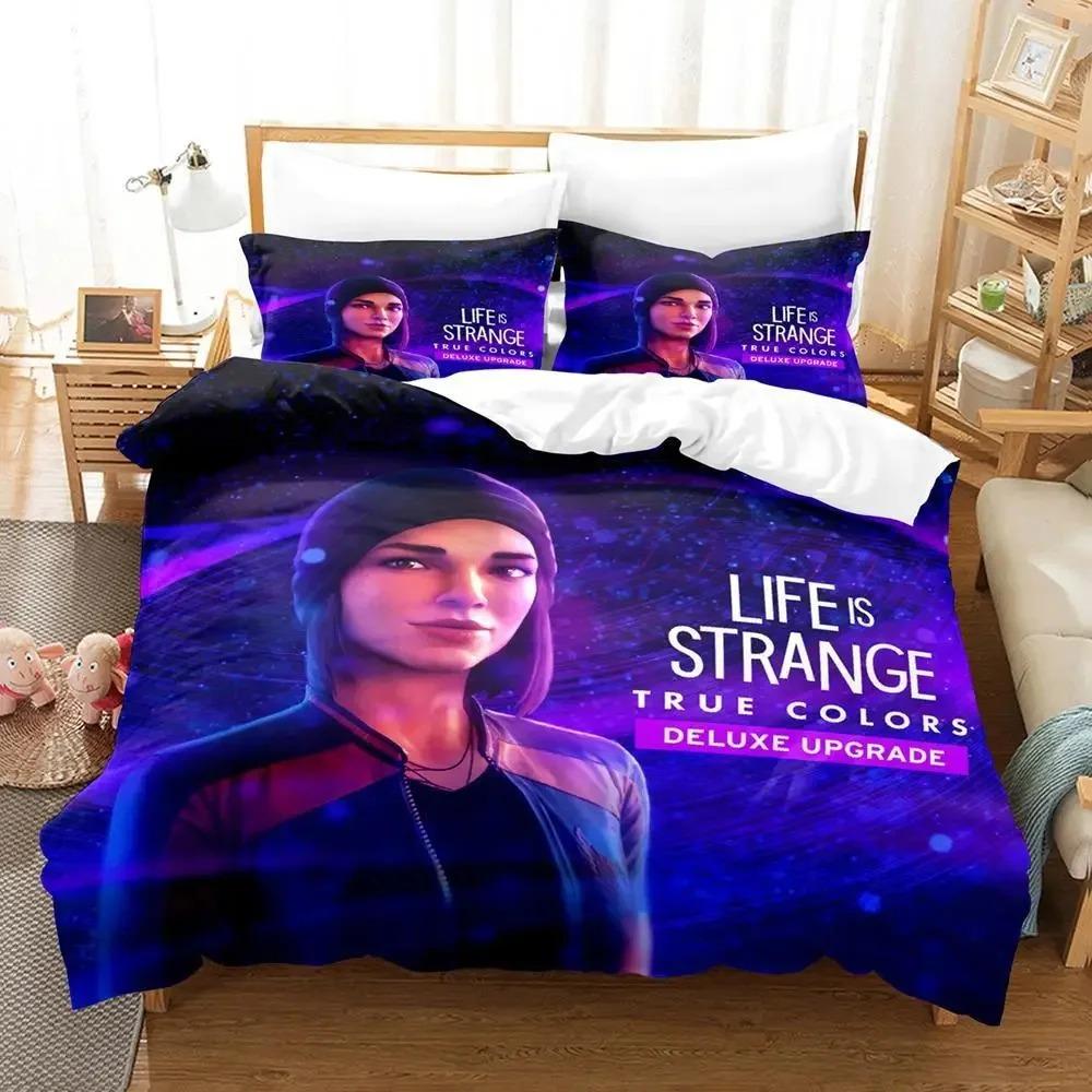 Игра Life Is Strange True Colors Уютное одеяло Пододеяльник Наволочка Комплект постельного белья Декор детской комнаты Домашний текстиль