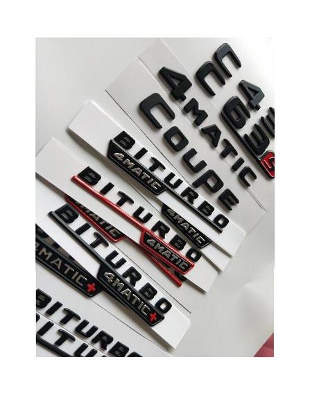 Глянцевый черный класс A A35 A45 V8 BITURBO TURBO 4MATIC + эмблема на крыле багажника задней двери для W176 W177