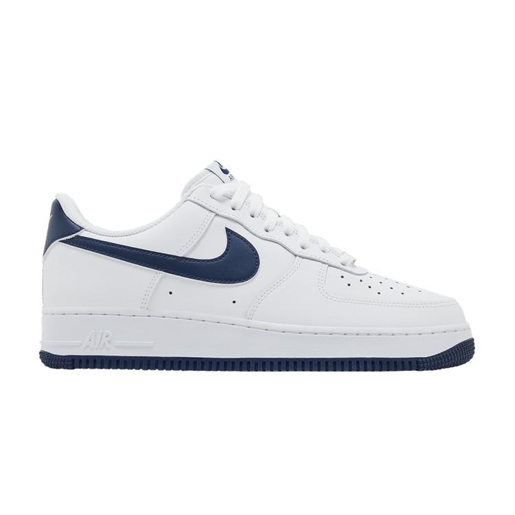 Men's Sneakers Nike Air Force 1 '07 White Midnight Navy (2024) White/Midnight Navy
