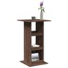 VidaXL Bar Table with Storage Brown Oak Engineered Wood, Pub Table, High Table, Bar Stool Table, 854334