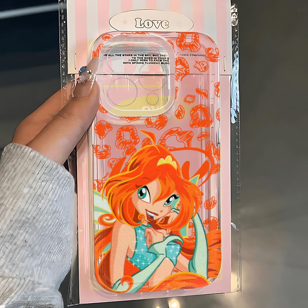 Милый w-winxs c-clubs Чехол для телефона Samsung Galaxy S26 S25 S24 S23 S22 S21 S20 Note20 Edge Plus Ultra Lite 5G Прозрачная задняя крышка