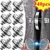40Pairs Curtain Magnetic Button Nail Free Detachable Window Curtain Close Magnet Buckle Adjustment Curtain Clip Accessories