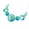NOA [K1503] - Turquoise 'Coloring' Designer Necklace