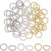 PH PandaHall 24K Золотое Замкнутое Кольцо-Соединитель, 60 шт. 8 мм Соединительное Кольцо Паяное Латунное Скрученное Кольцо-Соединитель 18 калибра O-образные Кольца Коннекторы Серьги Ожерелье Браслет
