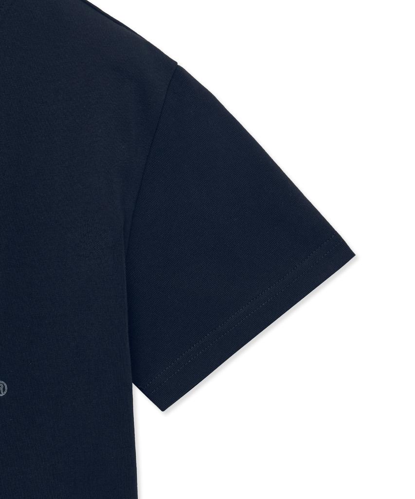 YALE Soft Bulldog Short Sleeve T-Shirt_Navy