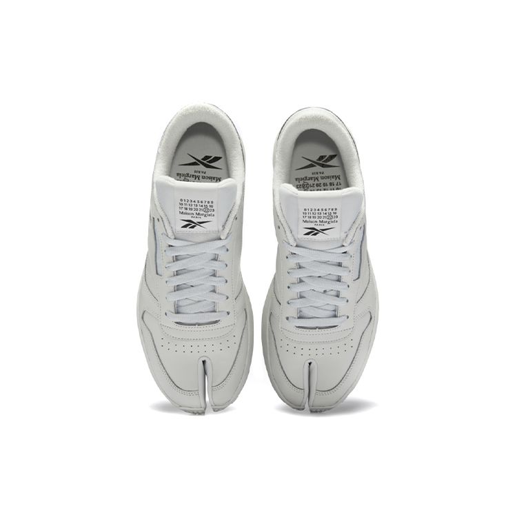 Reebok Maison Margiela X Classic Leather Tabi Pure Grey Unisex Sneakers Pure-Grey-2 Black White H05534