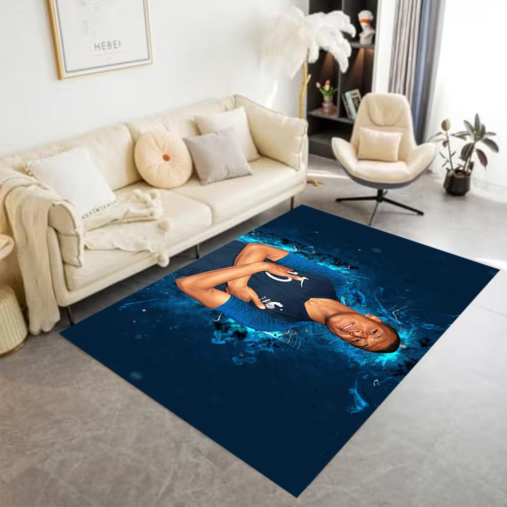 France Football Star Floor Rug Office Rug Suitable for Living Rooms Kitchen Bedrooms Outdoor Antislip Carpet Office home decor