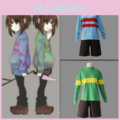 Изысканный костюм для косплея Undertale Фриск Чара, идеально подходящий для любого случая